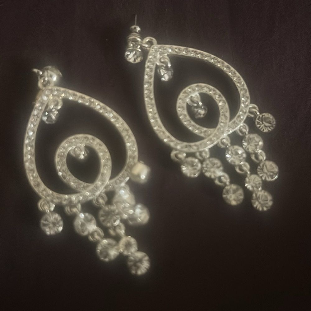 Elegant Silver Dangle Earrings